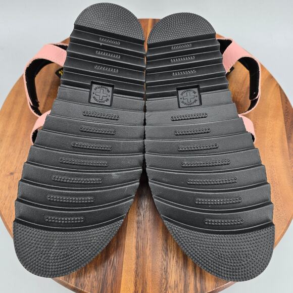 Dr Martens Blaire Sandals Women's 10 Pink Leather Ankle Strap Platform Comfort - Picture 6 of 7